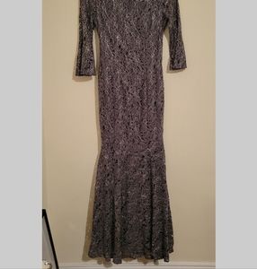 Modest Grey/Silver Dress/Gown costume size about 2/4